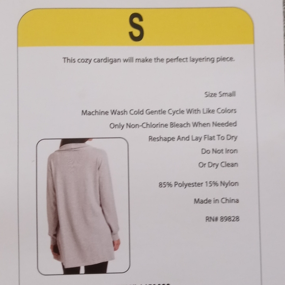 Ella Moss Ladies' Cozy Cardigan S - Picture 7 of 7